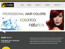 Tablet Screenshot of esskaybeauty.com